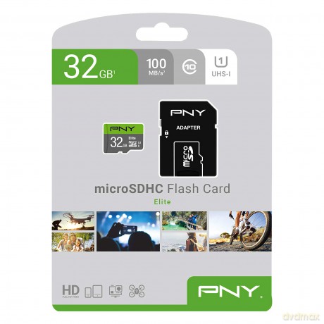 Karta pamięci MicroSDHC Elite 32GB P-SDU32GU185GW-GE