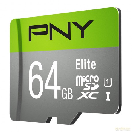 Karta pamięci MicroSDXC Elite 64GB P-SDUX64U185GW-GE