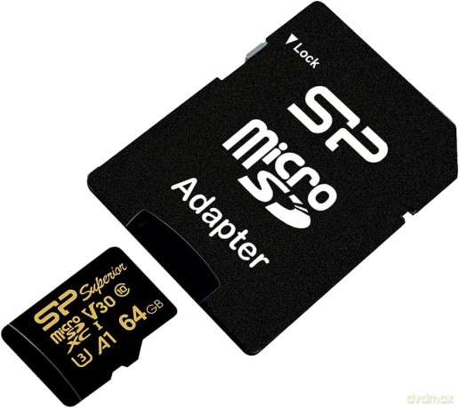 Karta pamięci microSDXC High Endurance 64GB V30 UHS-1 U3 A1 24/7 + ADAPTER microSD-SD