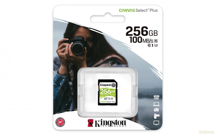 Karta pamięci SD 256GB Canvas Select Plus R100MB/s