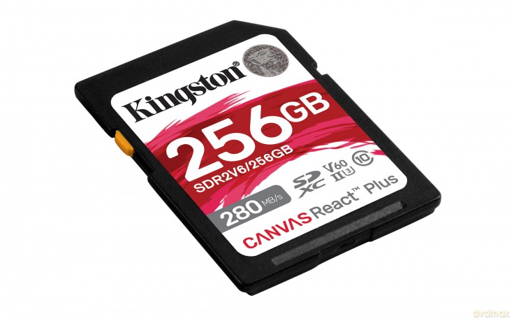Karta pamięci SD 256GB React Plus 280/150/MB/s U3 V60