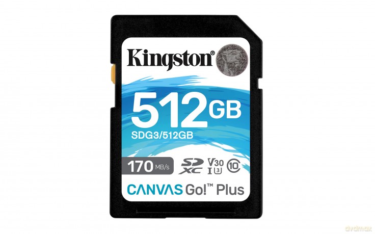 Karta pamięci SD 512GB Canvas Go Plus 170/90MB/s CL10 U3 V30