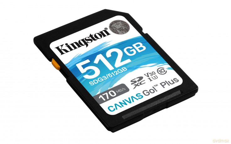 Karta pamięci SD 512GB Canvas Go Plus 170/90MB/s CL10 U3 V30