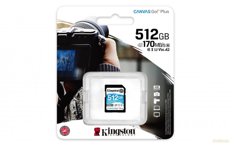 Karta pamięci SD 512GB Canvas Go Plus 170/90MB/s CL10 U3 V30