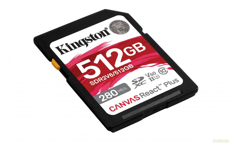 Karta pamięci SD 512GB React Plus 280/150/MB/s U3 V60