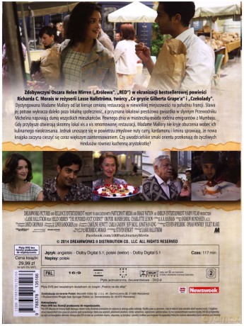 Podróż na sto stóp (booklet) [DVD]