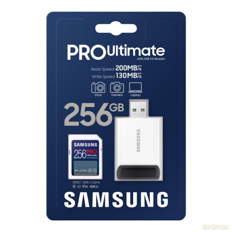 Karta pamięci SD MB-SY256SB/WW 256GB Pro Ultimate + czytnik