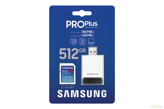 Karta pamięci SD PRO Plus MB-SD512SB/WW 512GB + czytnik