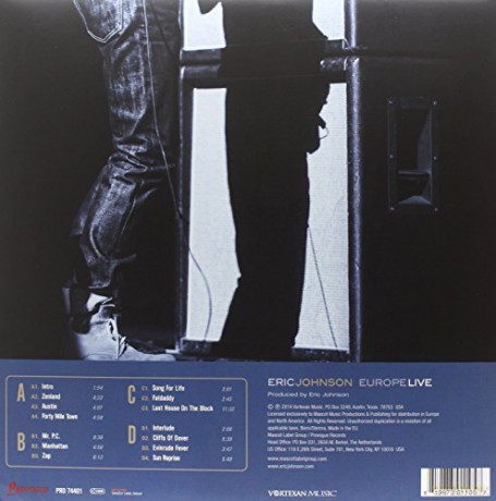 Eric Johnson: Europe Live [2xWinyl] 