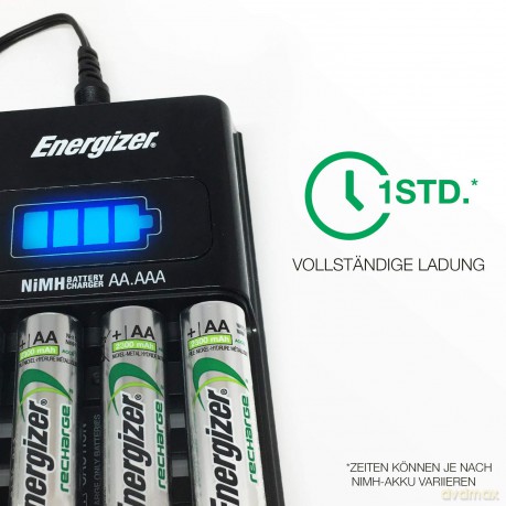 Ładowarka akumulatorowa NI-MH 1 HOUR + 4x akumulator R6/AA 2300mAH