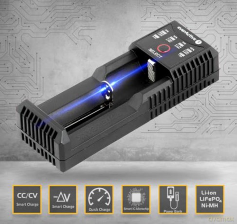 Ładowarka akumulatorowa power bank UC-100C do akumulatorów Li-ion oraz Ni-MH
