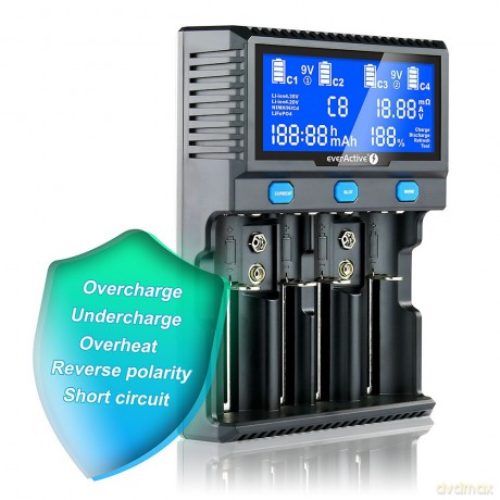 Ładowarka akumulatorowa UC-4200 do akumulatorków Li-ion oraz NI-MH