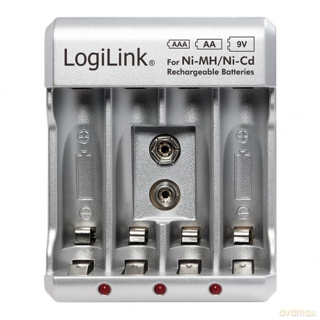 Ładowarka do akumulatorów Ni-Mh, Ni-Cd, AA, AAA, 9V