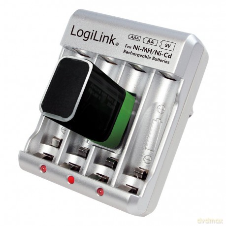 Ładowarka do akumulatorów Ni-Mh, Ni-Cd, AA, AAA, 9V