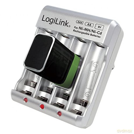 Ładowarka do akumulatorów Ni-Mh, Ni-Cd, AA, AAA, 9V