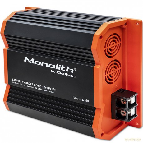 Ładowarka Monolith DC-DC do akumulatorów LiFePO4 AGM 12V-12V | 40A | 500W