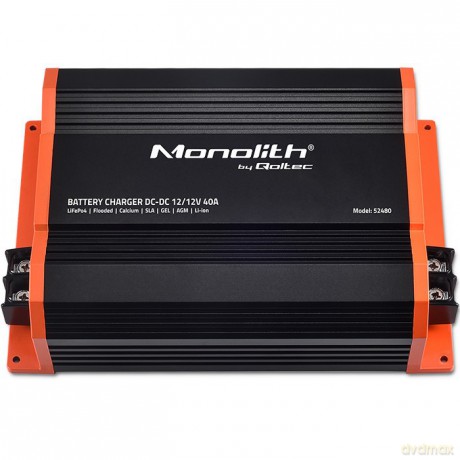 Ładowarka Monolith DC-DC do akumulatorów LiFePO4 AGM 12V-12V | 40A | 500W