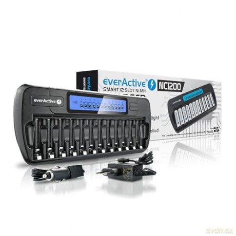 Ładowarka procesorowa NC-1200 do 12 akumulatorków AA/AAA