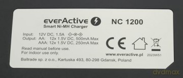 Ładowarka procesorowa NC-1200 do 12 akumulatorków AA/AAA