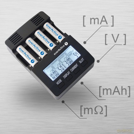 Ładowarka procesorowa NC-3000 do akumulatorków AA/AAA/C/D