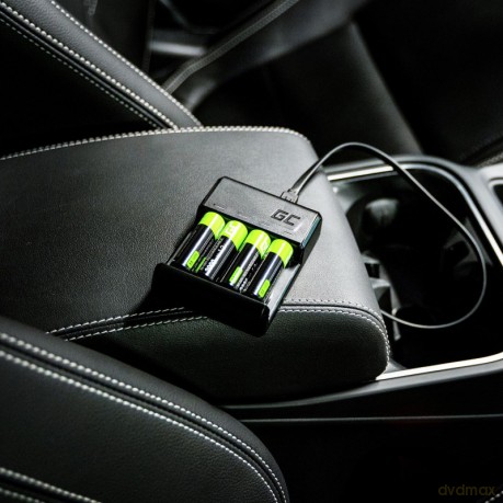 Ładowarka VitalCharger + 4x akumulatory AA 2000mAh