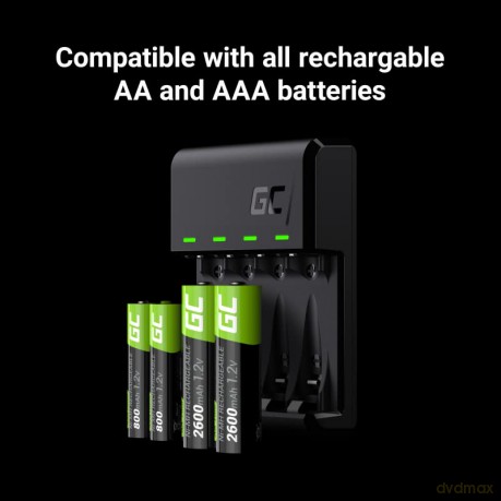 Ładowarka VitalCharger + 4x akumulatory AAA 800mAh