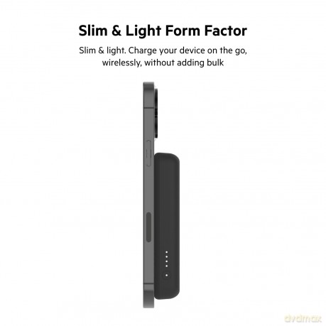 Magnetyczny Power Bank ze standem Czarny