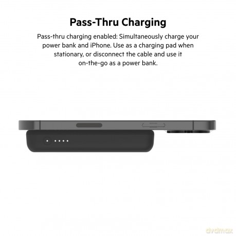 Magnetyczny Power Bank ze standem Czarny