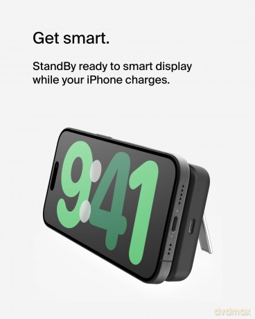 Magnetyczny Power Bank ze standem Czarny