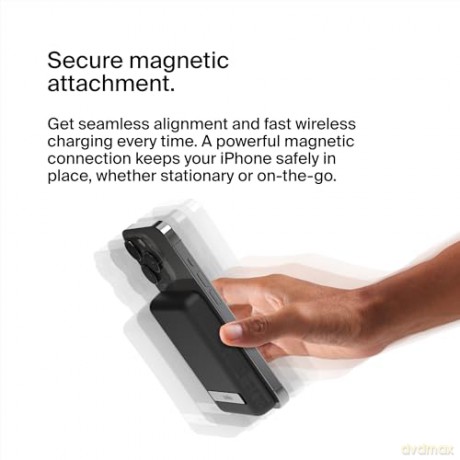 Magnetyczny Power Bank ze standem Czarny
