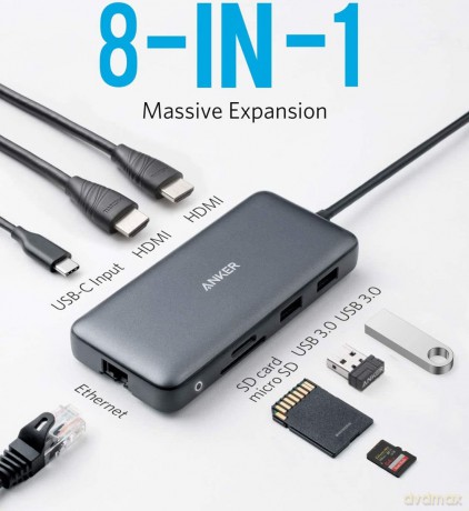 Media Hub PowerExpand 8-in-1 USB-C PD