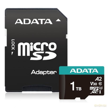 Micro SD PremierPro 1TB UHS1 U3 V30 100/85 MB/s + adapter