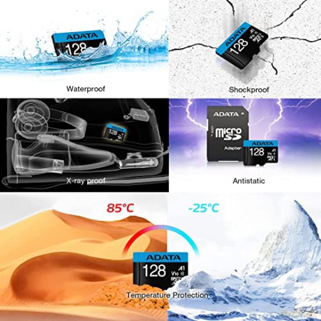 microSD Premier 128GB UHS1/CL10/A1+adapter