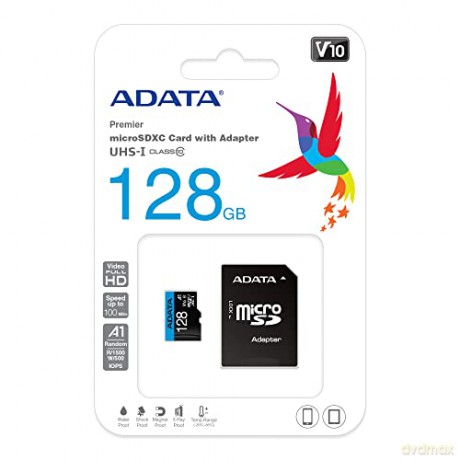 microSD Premier 128GB UHS1/CL10/A1+adapter