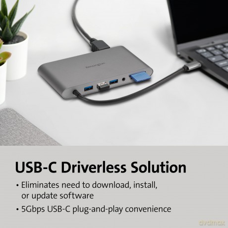 Mobilna stacja dokująca UH1440P USB-C Dual Video 85W Pass Through Power