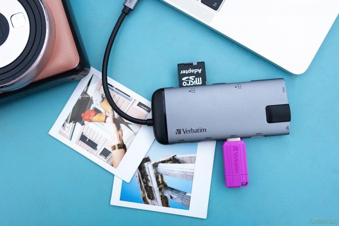 Multi Port USB-C 3.1, 3x USB 3.0, HDMI 4K, type-c, RJ-45, SD/micro SD