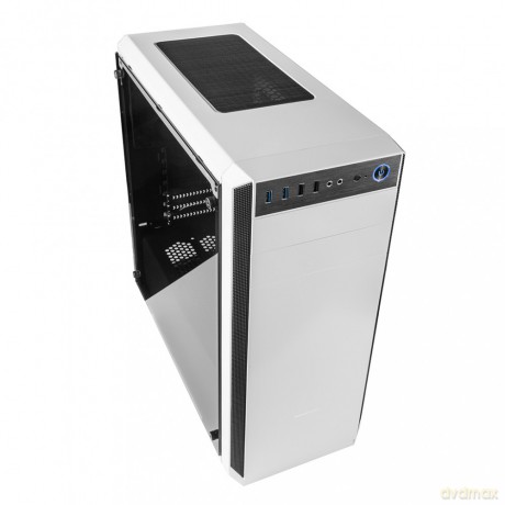 Oberon Pro Glass Biała Obudowa Komputerowa