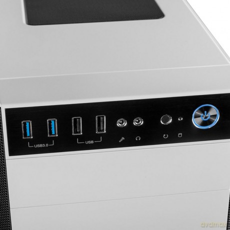 Oberon Pro Glass Biała Obudowa Komputerowa