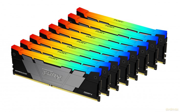 Pamieć DDR4 Fury Renegade RGB 256GB(8*32GB)/3200 CL16