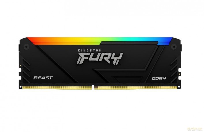 Pamięć DDR4 Fury Beast RGB 32GB(4* 8GB)/3200 CL16