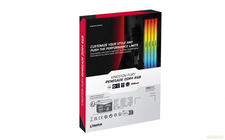 Pamięć DDR4 Fury Renegade RGB 32GB(4*8GB)/3200 CL16