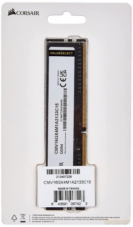 Pamięć DDR4 VALUESELECT 16GB/2133 (1x16GB) CL15 BLACK