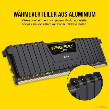 Pamięć DDR4 Vengeance LPX 16GB/3600(2*8GB) BLACK CL18 Ryzen kit