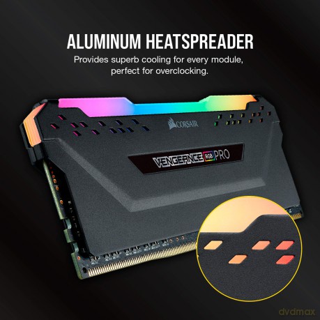 Pamięć DDR4 Vengeance RGB 32GB/3600(2*16GB) BLACK CL18