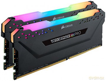 Pamięć DDR4 Vengeance RGB 64GB/3600(2*32GB) BLACK CL18