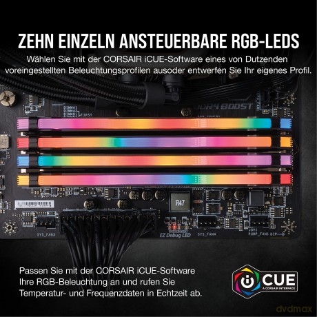 Pamięć DDR4 Vengeance RGB PRO 32GB/3200 (2*16GB) BLACK CL16