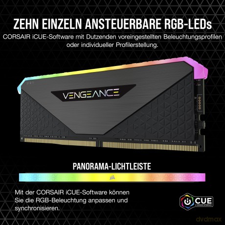Pamięć DDR4 Vengeance RGB RT 32GB/3600 (2x16GB) CL16
