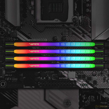 Pamięć DDR4 Viper RGB LED 16GB/3200(2*8GB) Black CL19