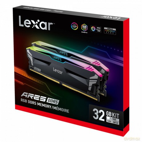 Pamięć DDR5 ARES RGB Gaming 32GB(2*16GB)/6400 czarna