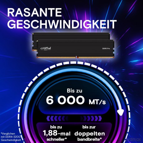 Pamięć DDR5 Crucial Pro 32/6000 (2*16GB) CL48